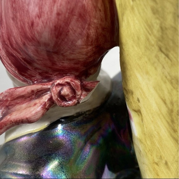 Rare Porcelain Azzolin Brothers Prop. Carron ( Falcon) Pirate Statue - Picture 4 of 8